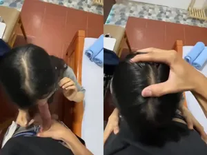 Nóng, nóng, nóng… Xin mẹ qua nhà bạn học thêm, em học sinh c3 bị bạn trai xả tinh vào mồm
